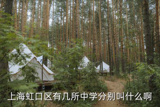 上海虹口區(qū)有幾所中學分別叫什么啊