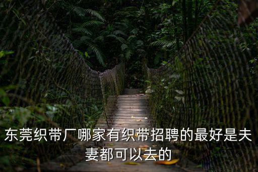 東莞織帶廠哪家有織帶招聘的最好是夫妻都可以去的