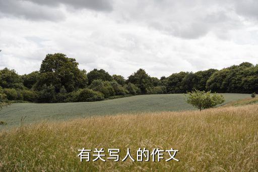 關于人的作文，關于寫人的作文