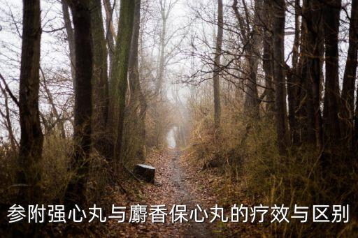 強(qiáng)心丸，參附強(qiáng)心丸與麝香保心丸的療效與區(qū)別