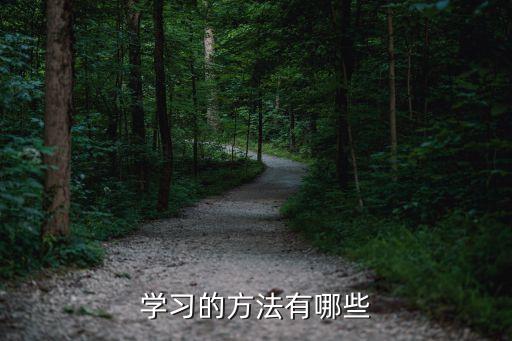 學習的方法有哪些