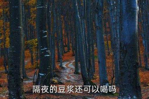 隔夜的豆漿還可以喝嗎
