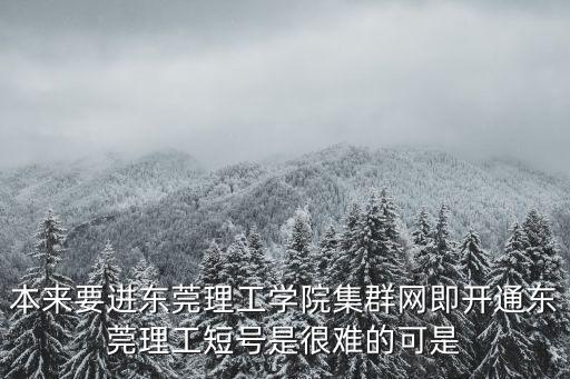 東莞理工什么時候注冊，東莞理工是什么時候創(chuàng)立的呢