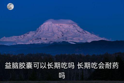 益腦膠囊，益腦膠囊好嗎