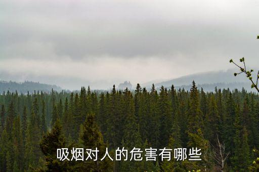 抽煙的危害有哪些，吸煙的危害有哪些