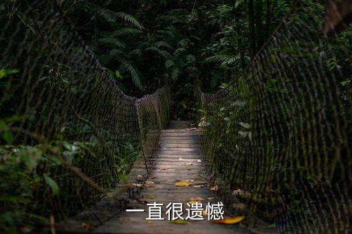 一直很遺憾