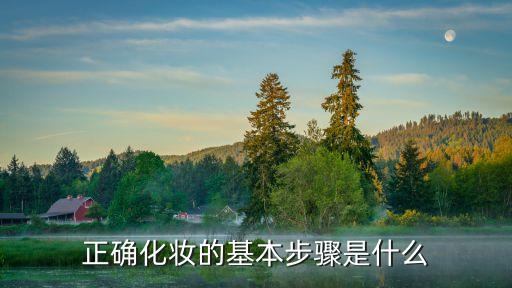 正確化妝的基本步驟是什么