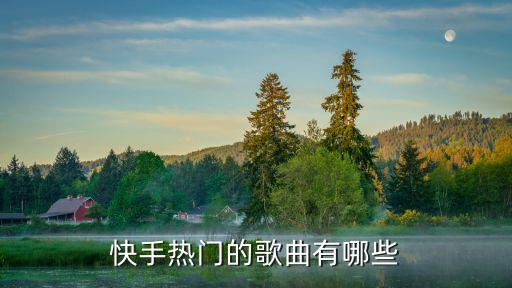 快手熱門的歌曲有哪些
