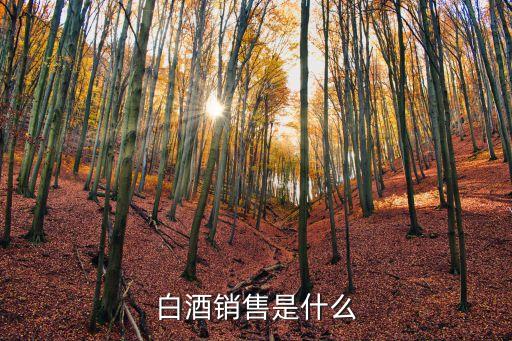 白酒銷售，白酒銷售是什么