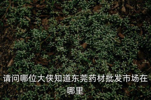 東莞醫藥批發地址電話，一君醫藥公司在東莞哪里