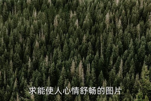 煩躁的圖片，求能使人心情舒暢的圖片