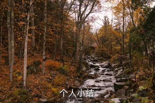 自我小結50字，個人小結
