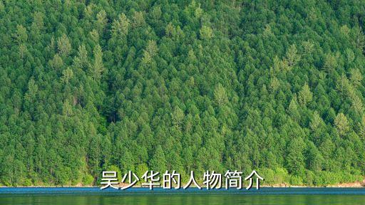 吳少華的人物簡(jiǎn)介