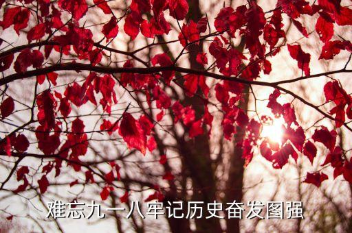 九一八事變圖片，難忘九一八牢記歷史奮發圖強