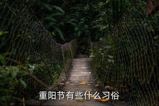 重陽節有些什么習俗