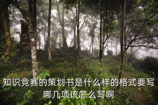 比賽策劃書，歷史知識比賽的策劃書怎么寫