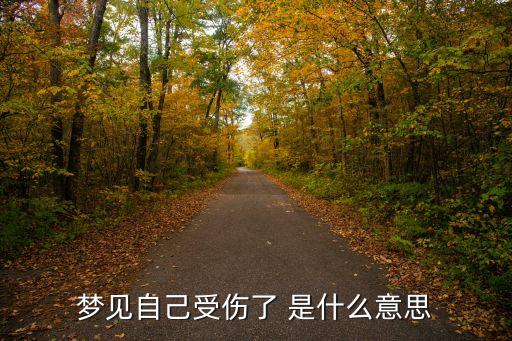 夢(mèng)見(jiàn)自己受傷了 是什么意思