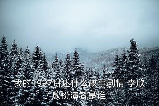 我的1997劇情分集介紹，我的一九九七多少集