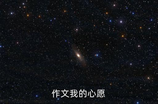 作文我的心愿