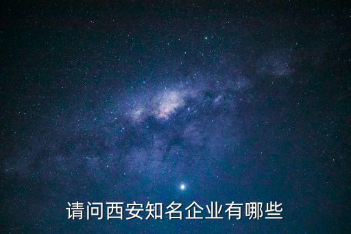 請問西安知名企業有哪些