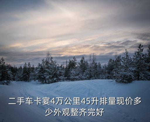 二手車(chē)卡宴4萬(wàn)公里45升排量現(xiàn)價(jià)多少外觀(guān)整齊完好
