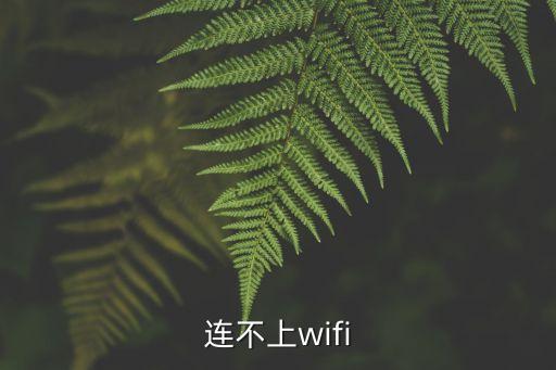 連不上wifi