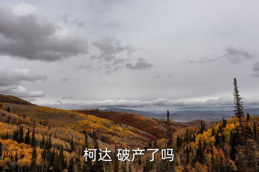 柯達破產，柯達是什么時候破產的