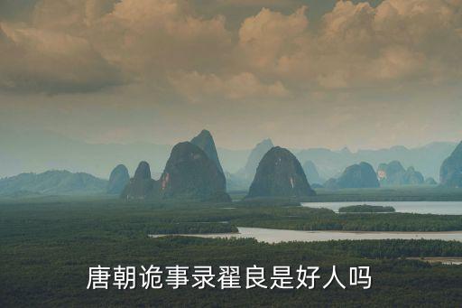 唐朝詭事錄翟良是好人嗎