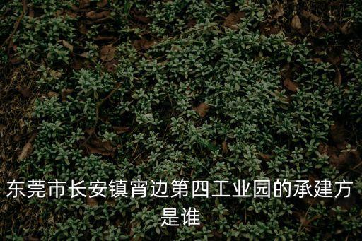 東莞德聯(lián)織造有限公司，東莞市長(zhǎng)安鎮(zhèn)宵邊第四工業(yè)園的承建方是誰