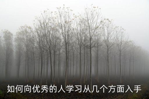 向優秀的人學習，我會向優秀的人學習 翻譯成英文