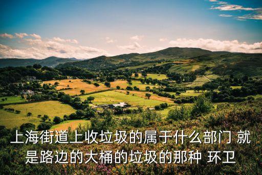 上海市綠化市容局科信處，上海街道上收垃圾的屬于什么部門 就是路邊的大桶的垃圾的那種 環衛