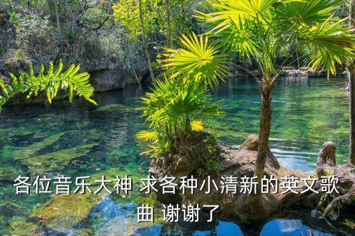 各位音樂大神 求各種小清新的英文歌曲 謝謝了