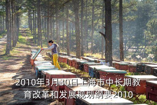 2010年3月30日上海市中長(zhǎng)期教育改革和發(fā)展規(guī)劃綱要2010