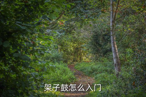 架子鼓教學入門，架子鼓怎么入門