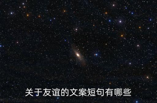 關于友誼的文案短句有哪些