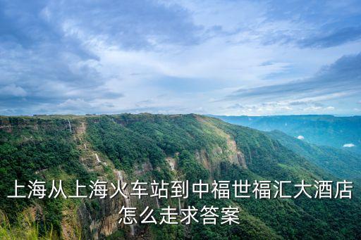 上海從上海火車站到中福世福匯大酒店怎么走求答案