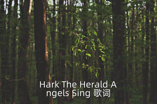 海上花歌詞，Hark The Herald Angels Sing 歌詞