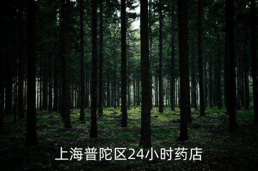 上海普陀區24小時藥店