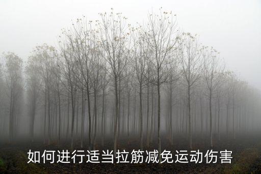 如何進(jìn)行適當(dāng)拉筋減免運(yùn)動(dòng)傷害