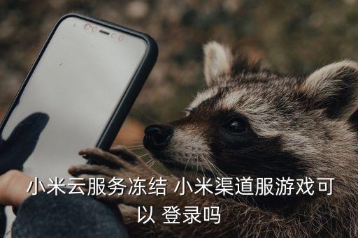  小米云服務(wù)凍結(jié) 小米渠道服游戲可以 登錄嗎