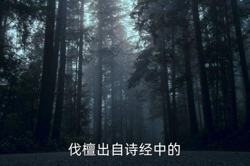 伐檀出自詩經中的