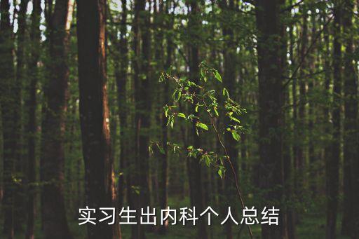 內(nèi)科實(shí)習(xí)小結(jié)，實(shí)習(xí)生出內(nèi)科個(gè)人總結(jié)