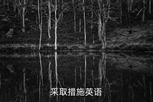 采取措施英文，采取措施 英文怎么說