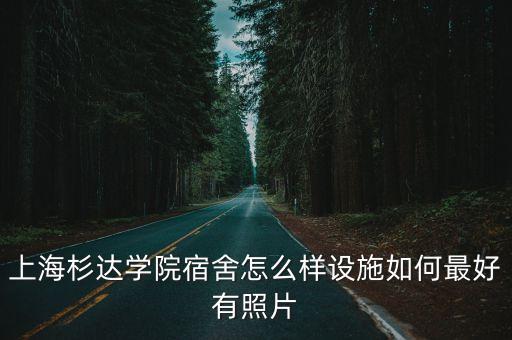 上海杉達(dá)學(xué)院宿舍怎么樣設(shè)施如何最好有照片