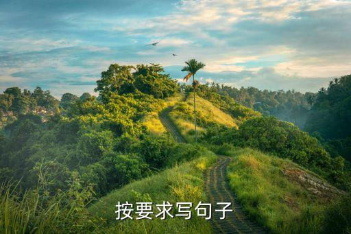 按要求寫句子