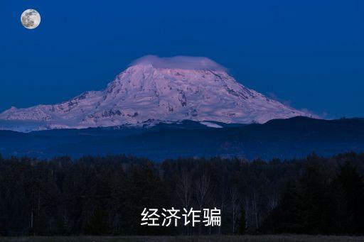 經(jīng)濟詐騙罪，經(jīng)濟詐騙