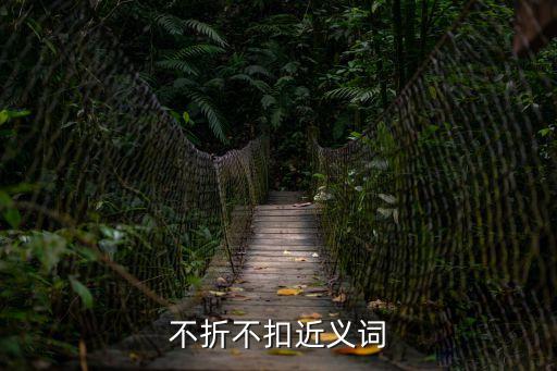 不折不扣的近義詞，不折不扣近義詞