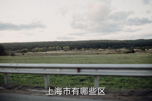 上海市有哪些區