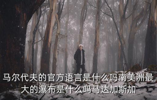 馬爾代夫的官方語言是什么嗎南美洲最大的瀑布是什么嗎馬達加斯加