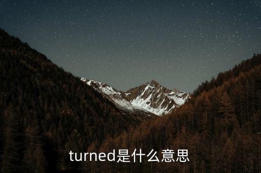 turned是什么意思
